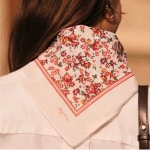 Sezane floral scarf